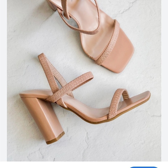 High heels women’s pup Olivia Jaymes sandals size 7 - Picture 1 of 8